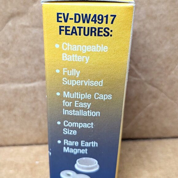 SECURE WIRELESS EV-DW4917 WIRELESS DOOR/WINDOW TRANSMITTER - NEW IN BOX - UNUSED - Picture 2 of 5